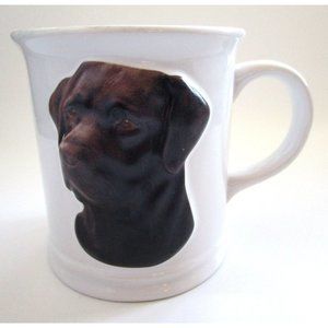 XPRES Best Friend Originals CHOCOLATE LAB Embossed/Raised DOG 3D Coffee Mug 2004